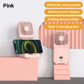 CoolBreeze™ Foldable Portable Fan – 3000mAh USB Rechargeable