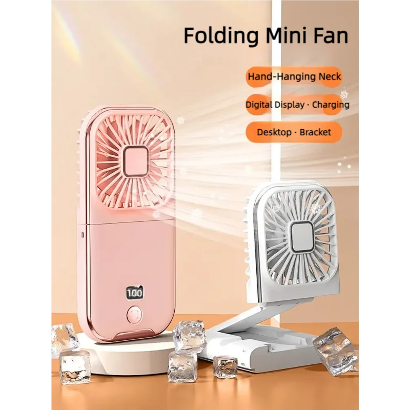 CoolBreeze™ Foldable Portable Fan – 3000mAh USB Rechargeable