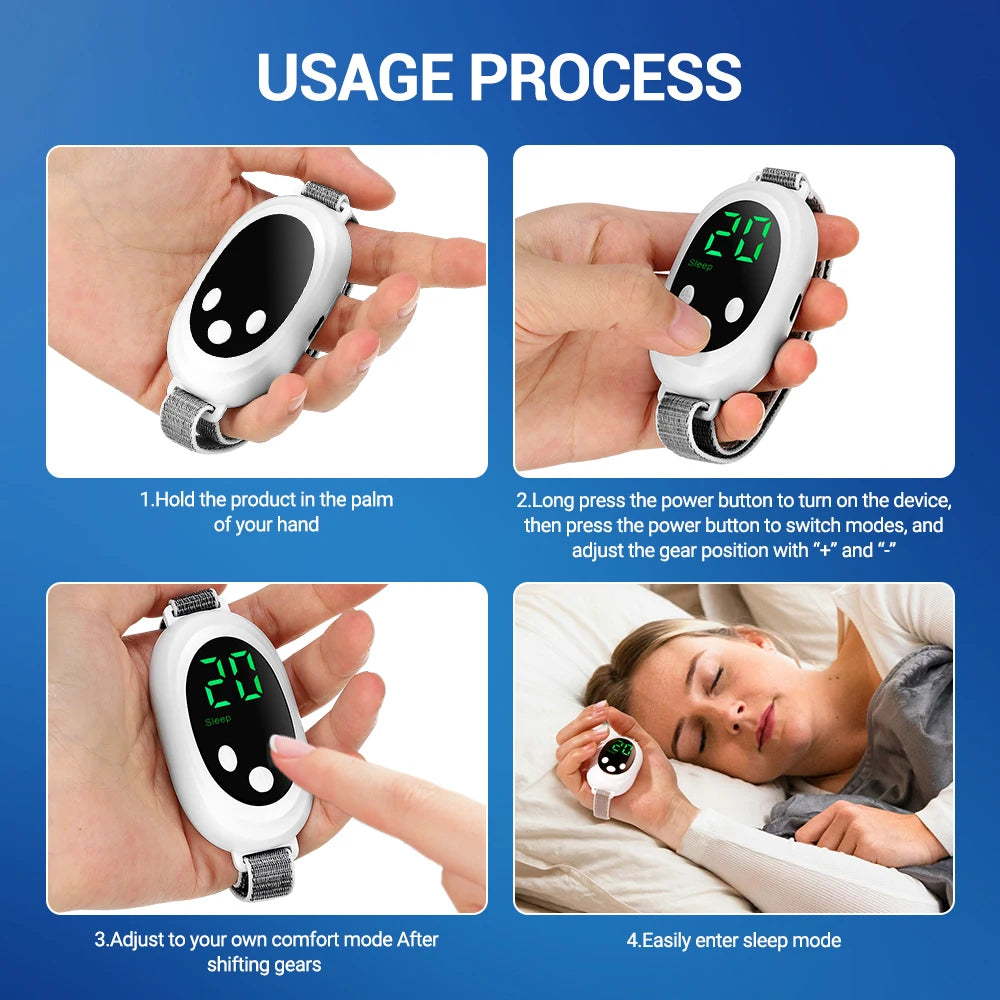 SleepEase™ Smart Sleep Aid Device – 20 Intensity Levels for Relaxation & Better Sleep