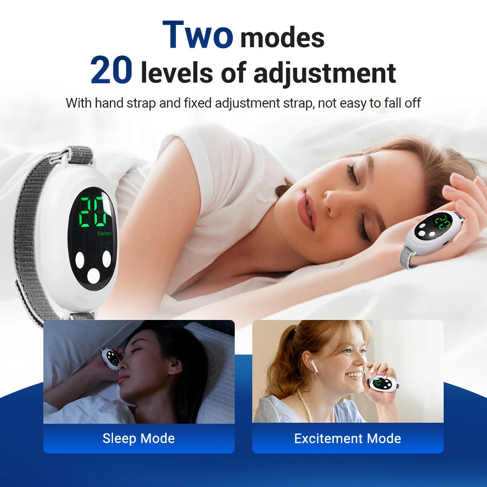 SleepEase™ Smart Sleep Aid Device – 20 Intensity Levels for Relaxation & Better Sleep
