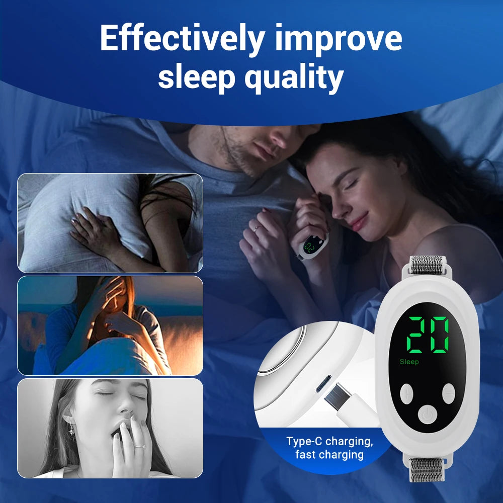 SleepEase™ Smart Sleep Aid Device – 20 Intensity Levels for Relaxation & Better Sleep