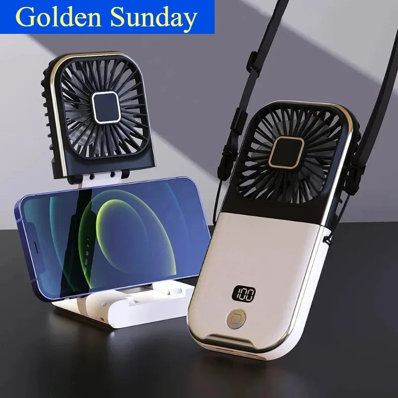 CoolBreeze™ Foldable Portable Fan – 3000mAh USB Rechargeable