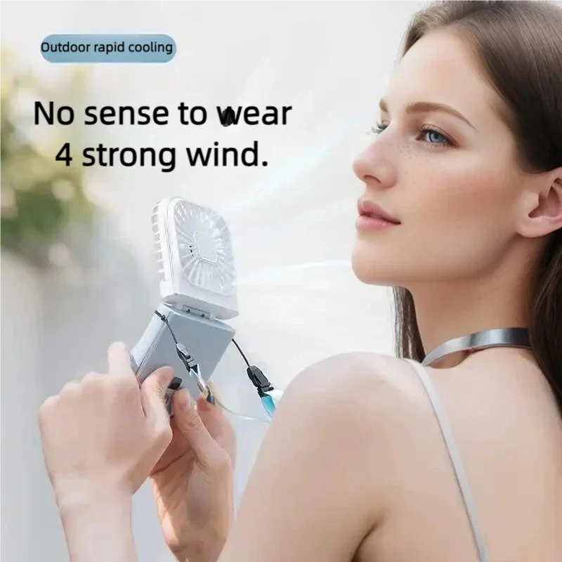 CoolBreeze™ Foldable Portable Fan – 3000mAh USB Rechargeable
